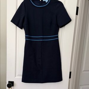 Draper James Navy Dress with Blue Trim
